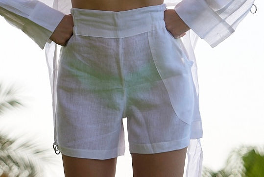 White Fish Shorts